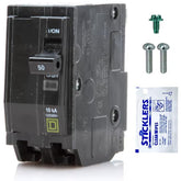 FalconSupply QO250 front view with Visi-Trip indicator for quick fault awareness.