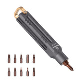 FANAUE EDC precision screwdriver with aluminum handle for comfortable, portable electronics work.