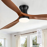 Fanbulous 52-inch ceiling fan with lights and remote for versatile living room cooling.