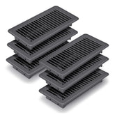 FanGoFast 4x10 floor register in dark gray for durable home airflow coverage