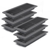 FanGoFast 4x12 floor register in dark gray for a clean, modern look.