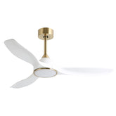 Fanliving 52-inch ceiling fan overview with white-gold blades and LED light