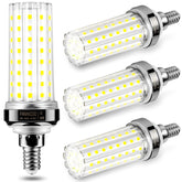 FanNicoo E12 LED corn bulb 20W delivers bright illumination for living spaces.
