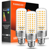 FanNicoo LED corn bulb delivering 3750 lumens at 3000K for bright indoor lighting