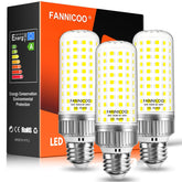 FanNicoo LED corn light closeup with bright 3750 lumens