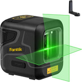 Fanttik D2 pocket green laser rotation provides fast, precise level alignment for hanging items.