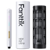 Fanttik E2 Ultra case opens to reveal magnetic bits for quick access.