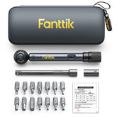Fanttik WB10 Nova torque wrench with 1/4 drive for precise bicycle tightening.