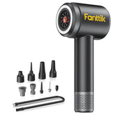Fanttik X9 Classic color screen displays real-time pressure for precise inflation.