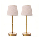 FAPEMIH bedside lamp on a nightstand for cozy ambient lighting