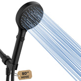 FASDUNT handheld shower head with versatile spray options for a full-body rinse