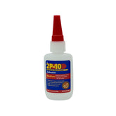 FastCap 2P-10 adhesive bottle with nozzle for precise wood bonding.