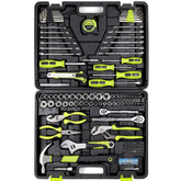 FASTPRO 225-piece tool set in a durable toolbox for organized storage.