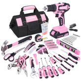 FASTPRO pink drill driver powering through a home repair task