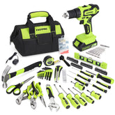 FASTPRO 232-piece drill set with bag open for easy organization.