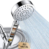 FEELSO filtered shower head with handheld for easy installation and versatile spray.