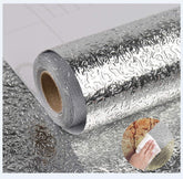 Feisoon silver orange-peel texture backsplash for spill resistance and easy cleaning