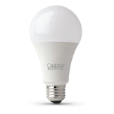 Feit Electric A19 dimmable LED bulb at 5000K for bright, color-accurate lighting.