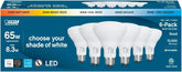 Feit Electric Color Choice BR30 bulb showing adjustable color temperature for any room.