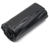 Feitore 4 Mil black plastic sheeting used as weed barrier to reduce weed growth