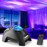 FEKTIK Northern Galaxy Projector front view shows vibrant aurora for ambient decor