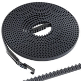 Felizshop 41A5434-13A drive belt closeup highlighting grooves for quiet operation.