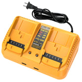 FELTYF dual-port charger replacement for DCB102 enables faster two-battery charging