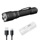 Fenix TK21R beam distance up to 524 yards for long-range visibility.