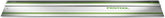Festool 55-inch guide rail side view shows alignment for straight cuts