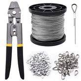 FGBNM 328ft wire rope crimping tool kit for railing projects