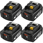 Fhybat BL1860B battery front view for Makita 18V tools with long runtime.