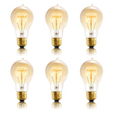 Figame A19 incandescent bulb with amber glass for warm ambience