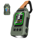 FILINK 4-in-1 CO detector front view, compact travel safety companion.