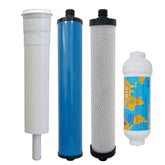 FILSADAE Microline 435 split sediment and coconut carbon filter close-up