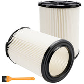 FilterEra VF4000 two-pack filters for RIDGID vacuums, reusable and long-lasting.