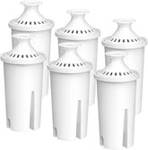 FilterLogic NSF-certified pitcher-filter-pack-six-front enhances taste.