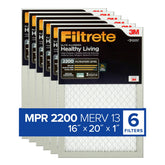Filtrete Elite Allergen Filter 16x20x1 in a 6-pack for cleaner indoor air