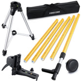 Firecore laser pole fully assembled for precise height placement on any jobsite.