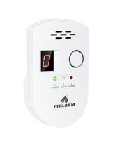 Firlarm natural gas detector front view for everyday home safety.