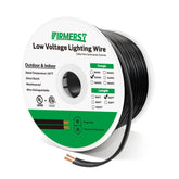 FIRMERST 12-2 outdoor low-voltage wire for long-distance landscape lighting