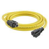 FIRMERST 20A 30ft extension cord shows long reach for power tools and outdoor equipment.