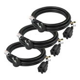FIRMERST flat plug extension 6ft for tight spaces behind furniture.