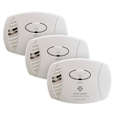 First Alert CO600 plug-in detector mounted in outlet, providing room-wide CO alerts.