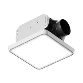 Fitop bathroom fan with light delivers 110 CFM for fast moisture control.