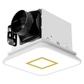 Fitop bathroom fan light delivering 110 CFM for efficient moisture control.