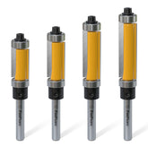 FivePears top and bottom bearing flush trim router bit creates a clean wood edge