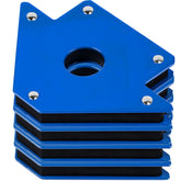 Fleetise arrow magnet 45-degree holds metal at angle for hands-free welding.