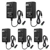FLETERGIB 24V power supply front view, compact plug-in design ideal for LED strips.