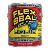 Flex Seal Liquid 1-gallon can pour enables easy, watertight sealing.