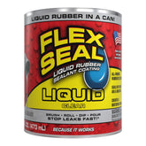 Flex Seal Liquid bottle pouring creates a watertight seal on surfaces.